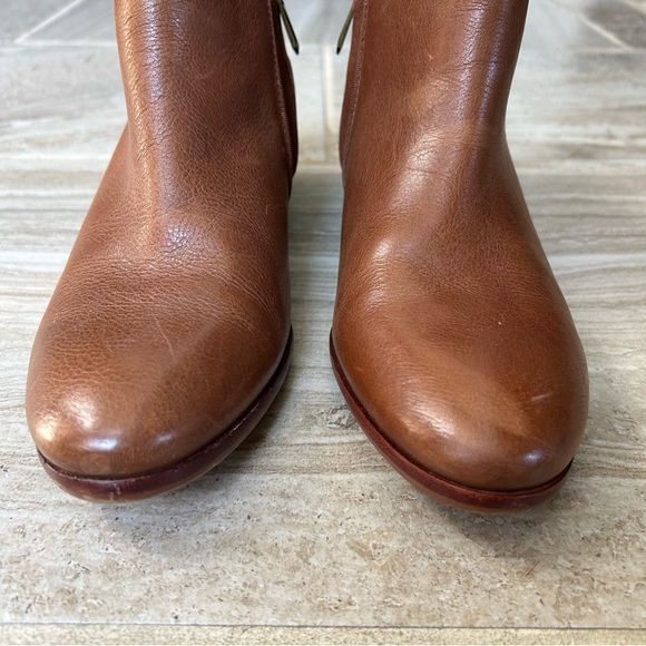 Sam Edelman Petty Chelsea Brown Leather Ankle Bootie, Size 8. - Picture 4 of 12